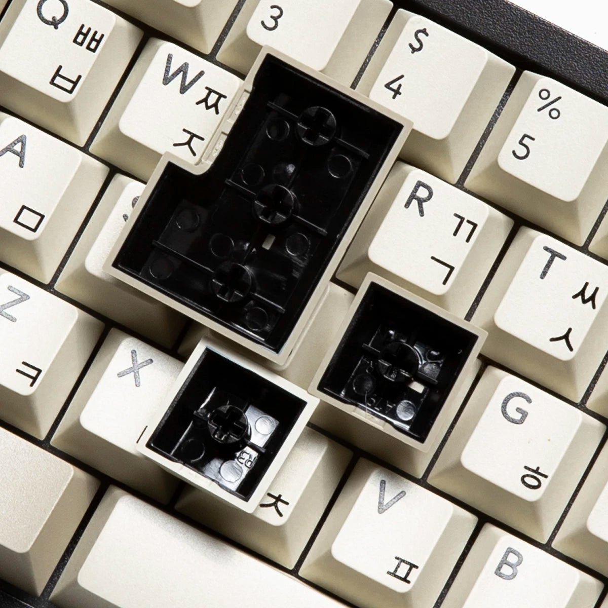 PBTfans Classic Hangul Keycap Set Doubleshot ABS