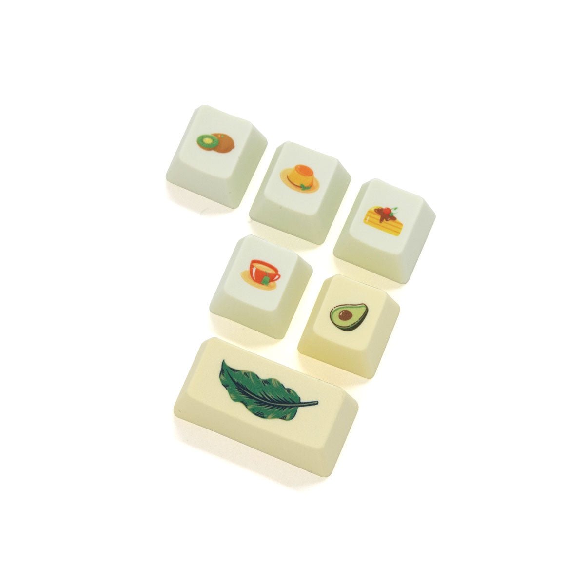 KBDfans Matcha Keycap Set Dye-Sub PBT