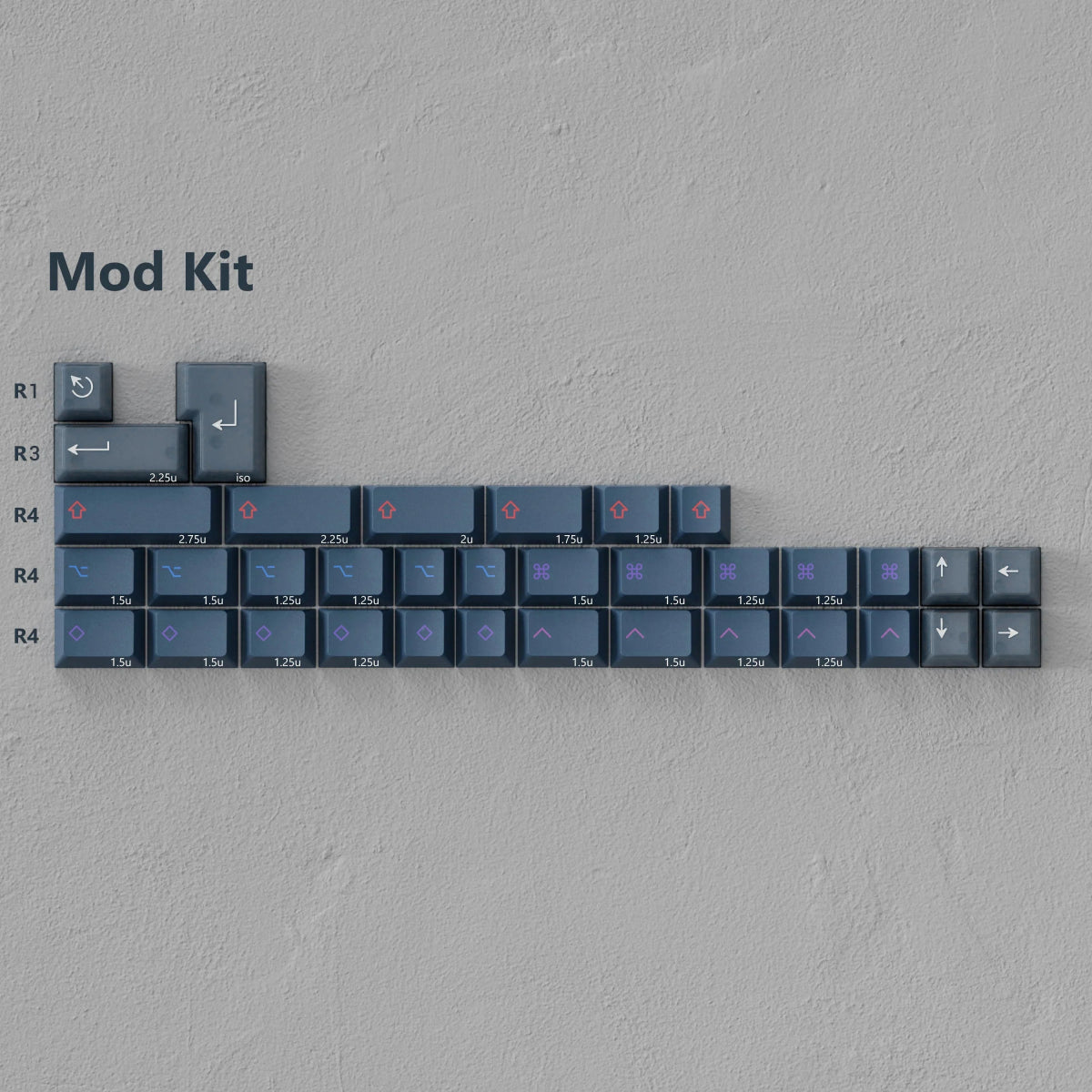 PBTfans Spark R2 Keycap Set Doubleshot PBT