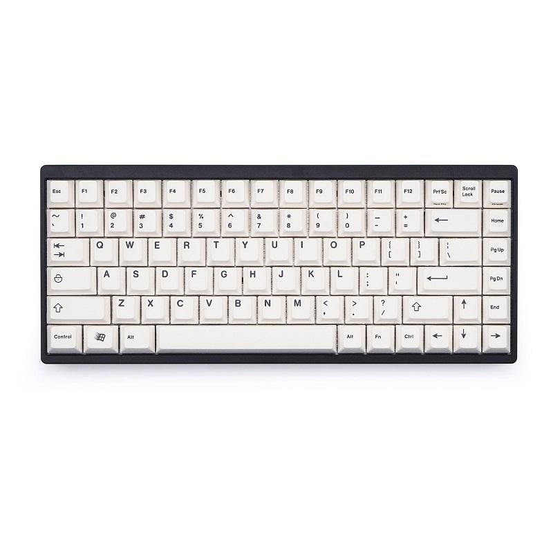 EnjoyPBT Simple White Keycap Set Dye-Sub PBT