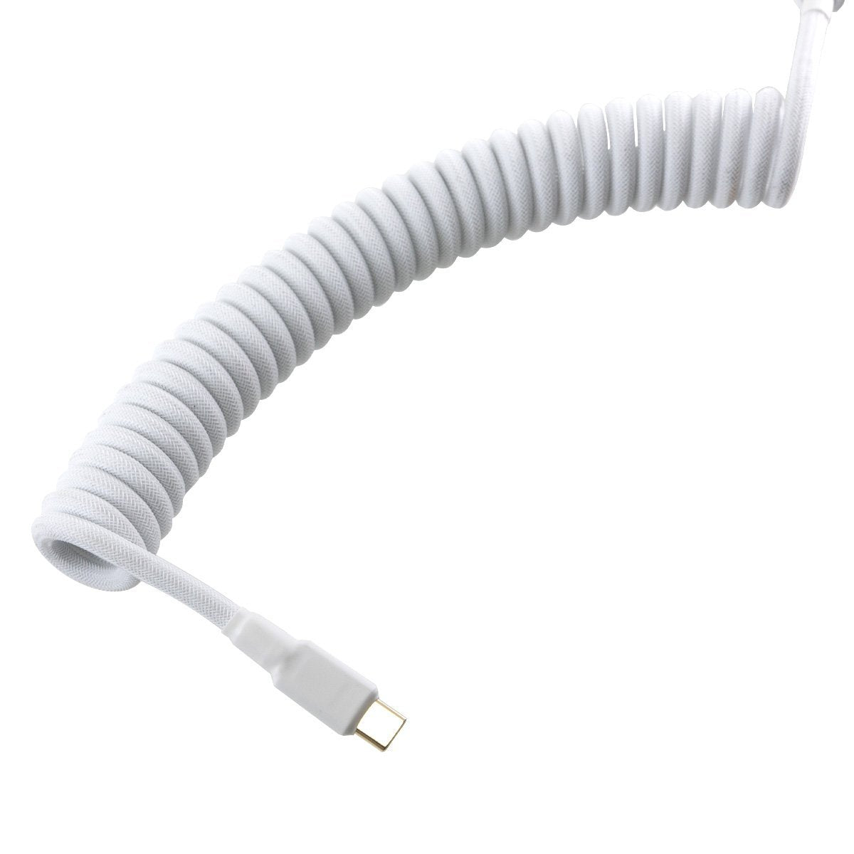 KBDfans White Custom Handmade USB-C Cable