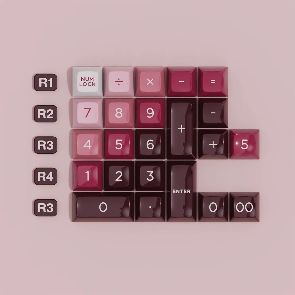 JTK HSA Rouge Keycap Set