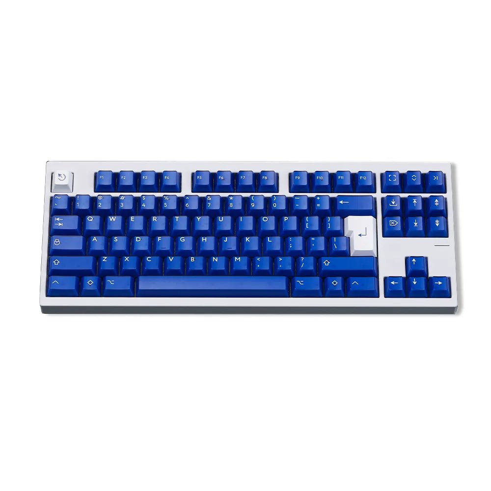 PBTfans Klein Blue R2 Keycap Set Doubleshot ABS