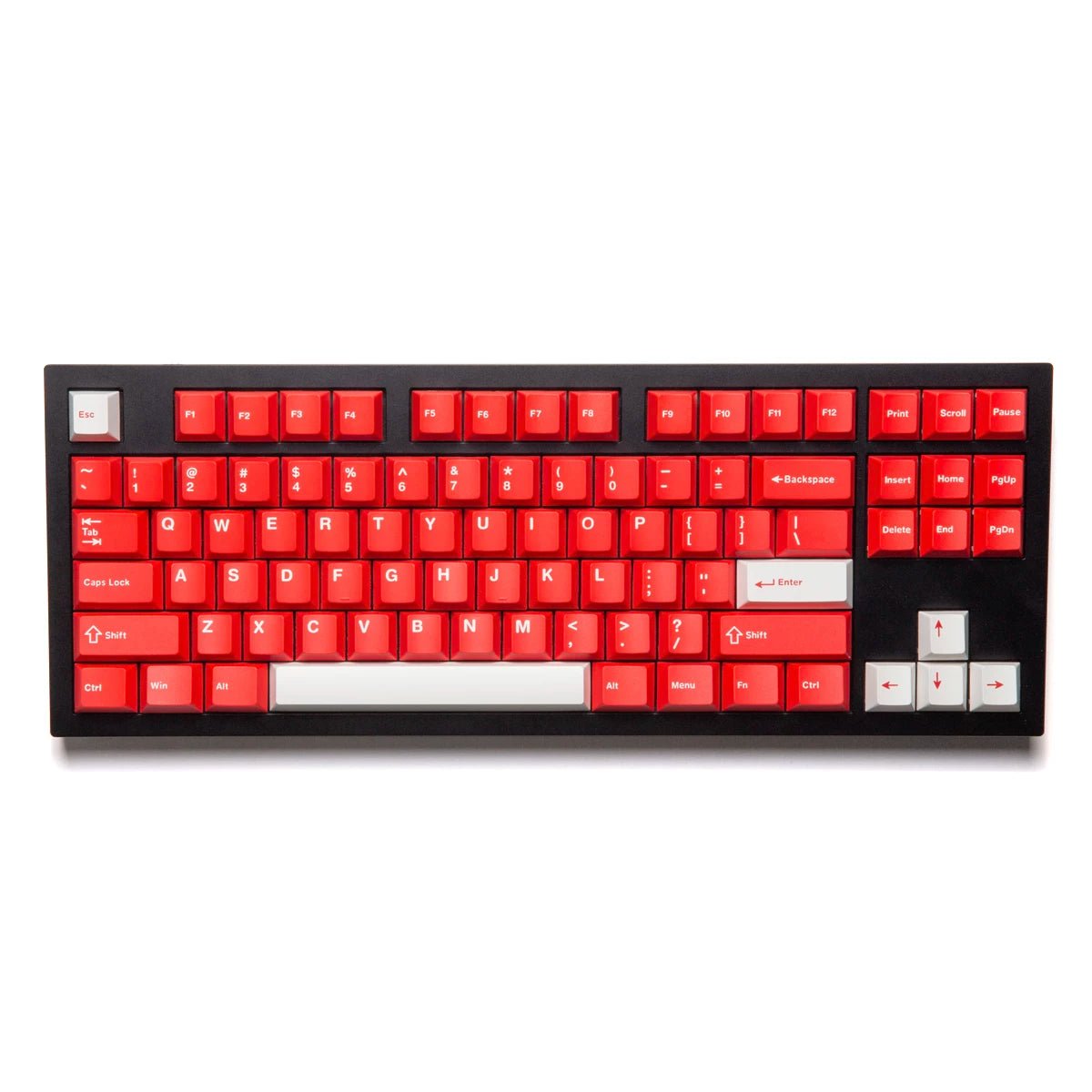 Wuque WS Basic Red Keycap Set Doubleshot PBT