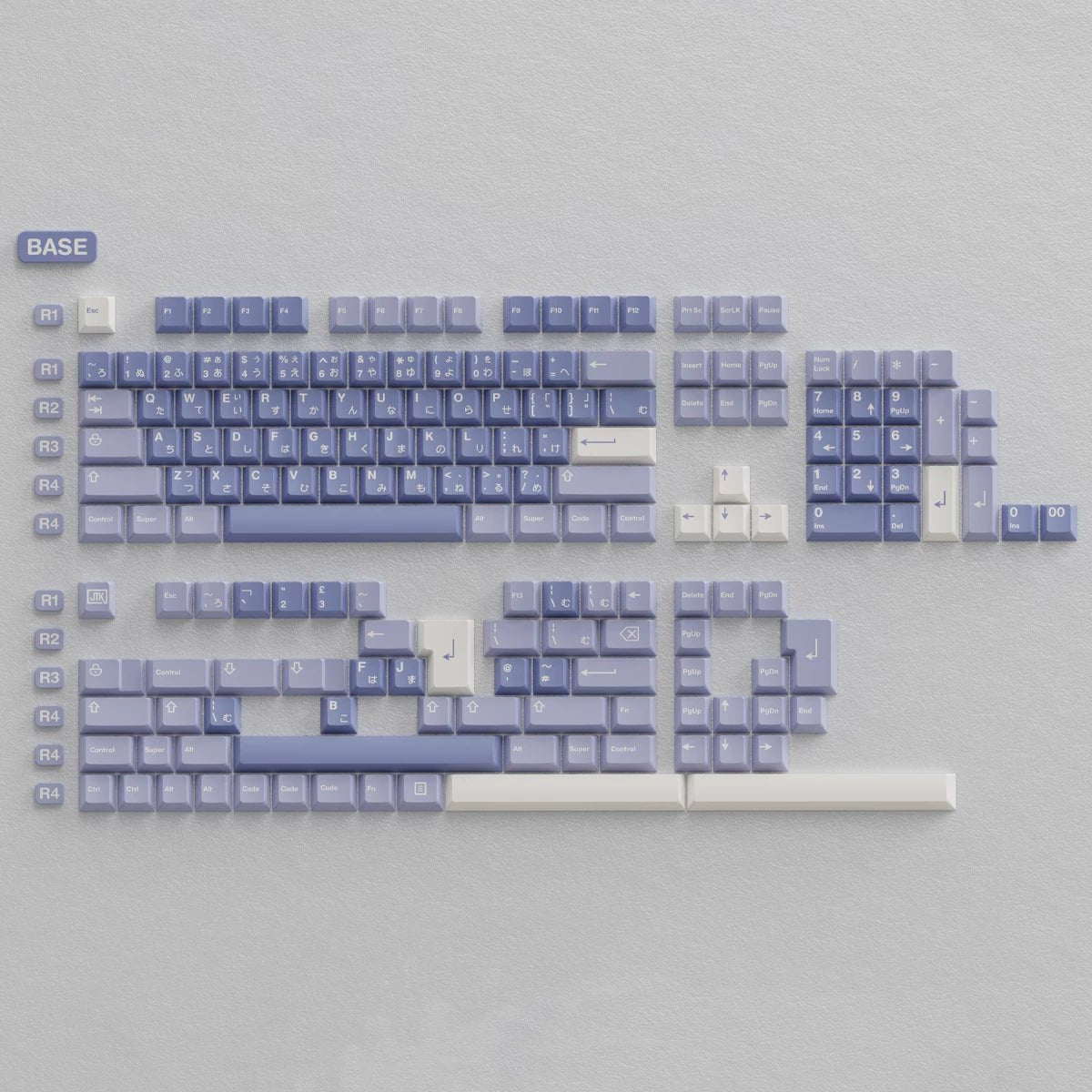 JTK Fishing Keycap Set Tripleshot ABS