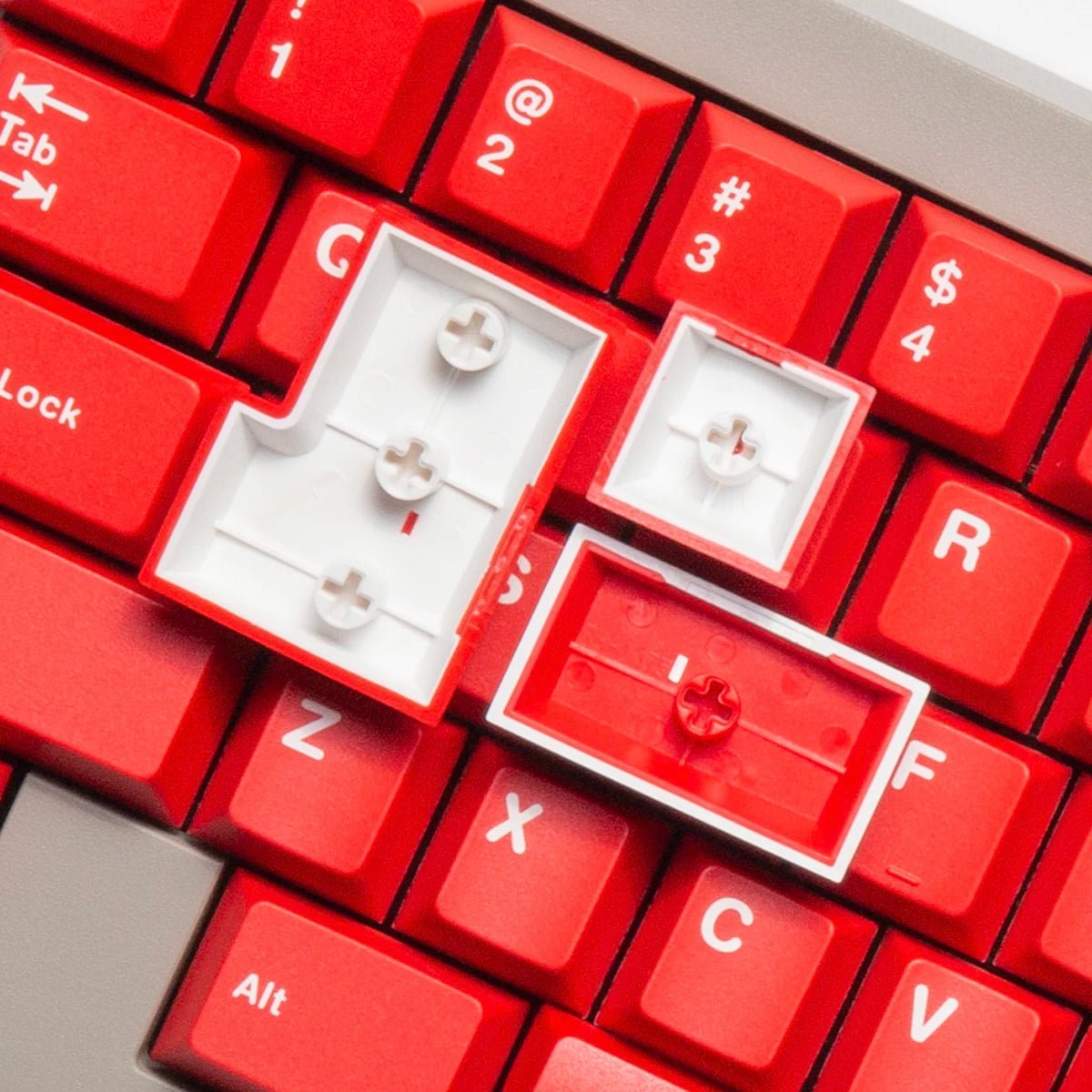 Wuque WS Basic Red Keycap Set Doubleshot PBT