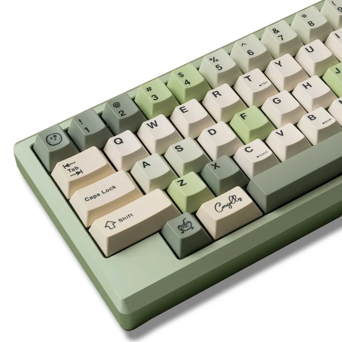 TUT Bubble Tea Matcha Keycaps