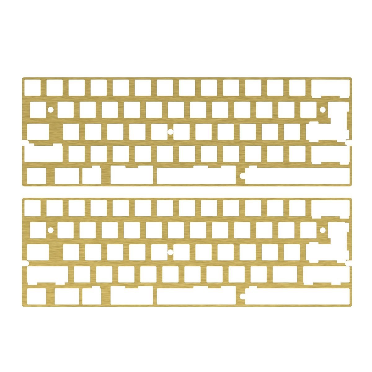 KBDfans DZ60 CNC 60% Plate Aluminum/Brass