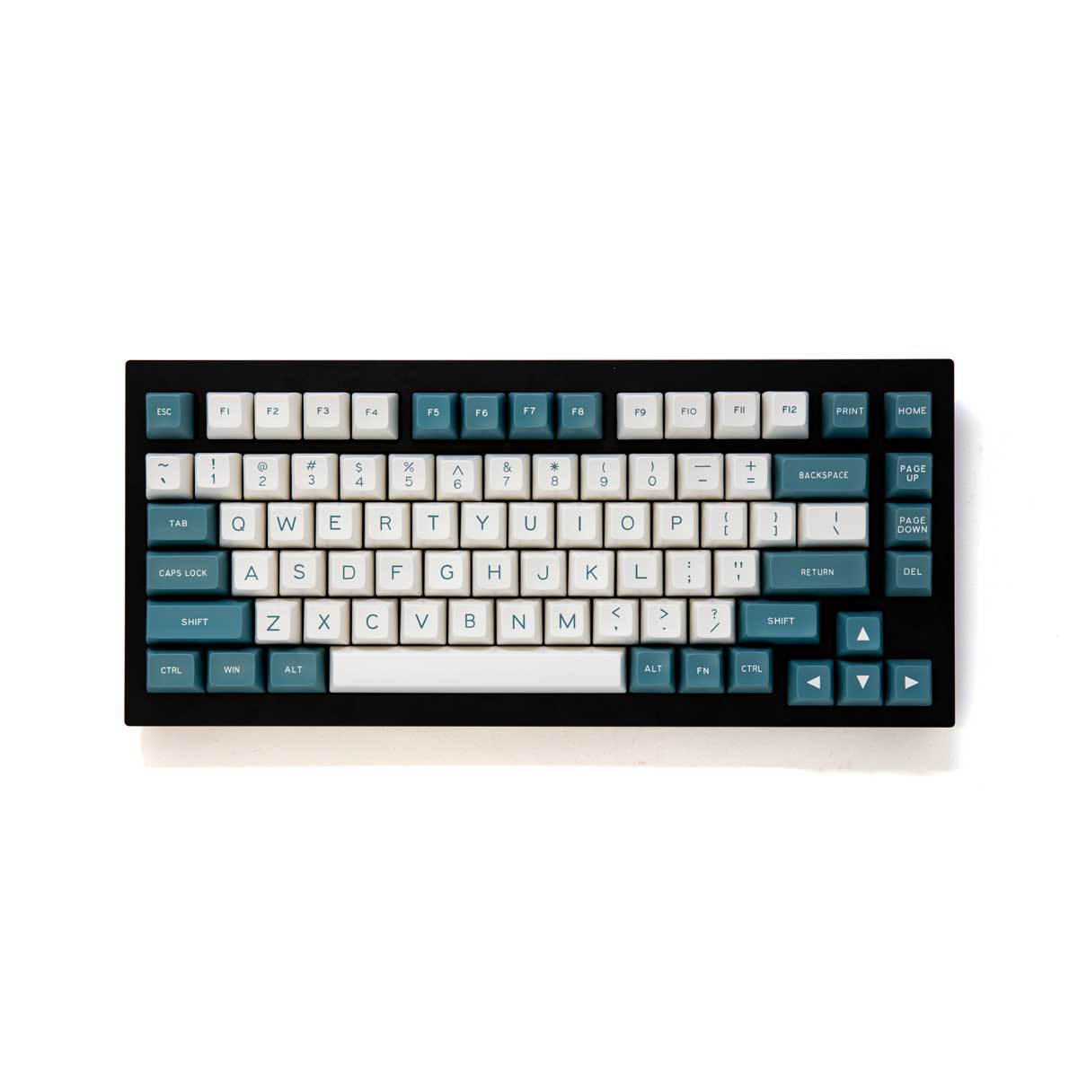 Maxkey SA Green and White Keycap Set Doubleshot ABS