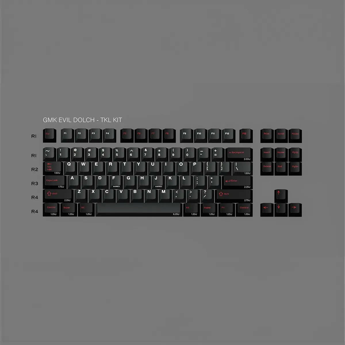 GMK Evil Dolch The Split CYL Keycaps