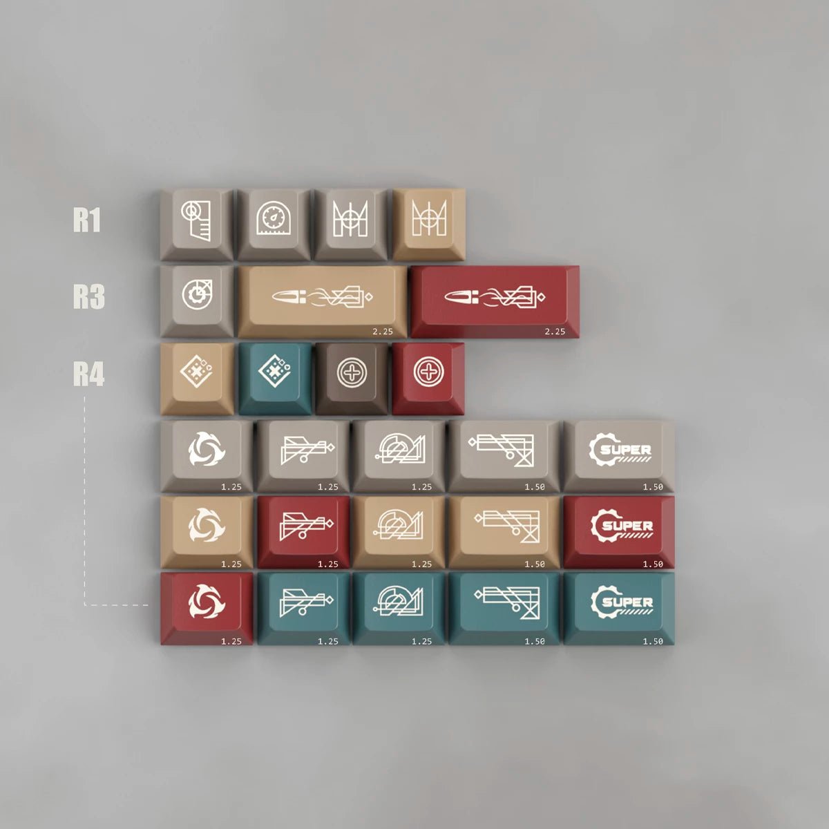 Keykobo Machinist Keycap Set