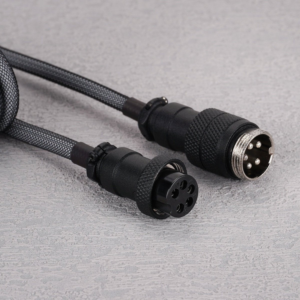 KBDfans Grey Black Handmade USB-C Cable