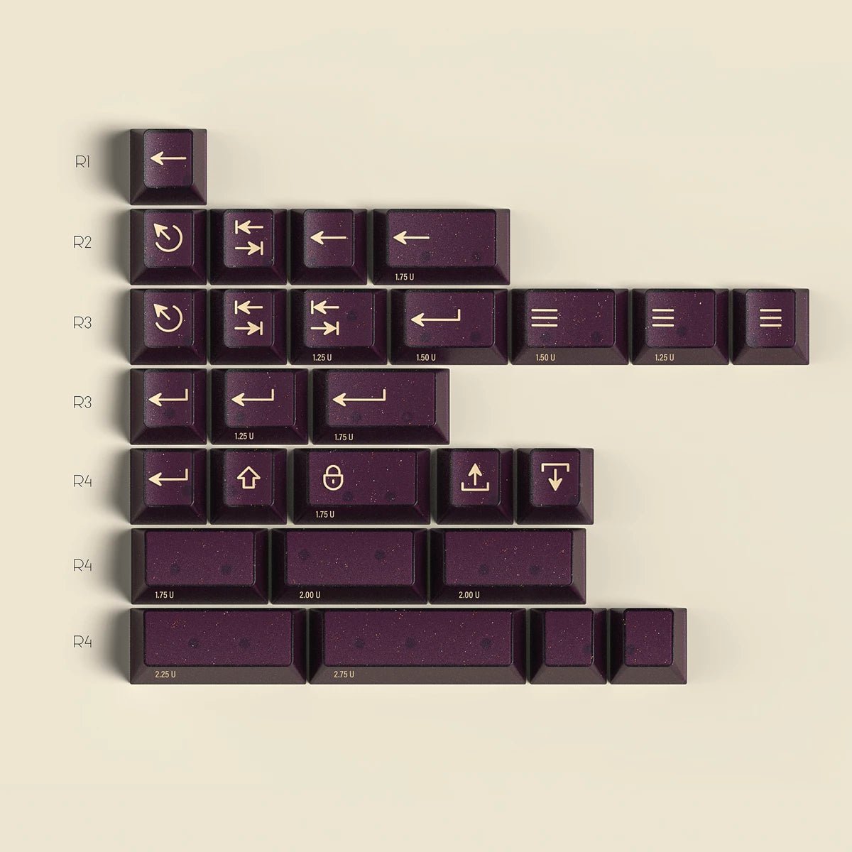 PBTfans Vior Keycap Set Doubleshot ABS