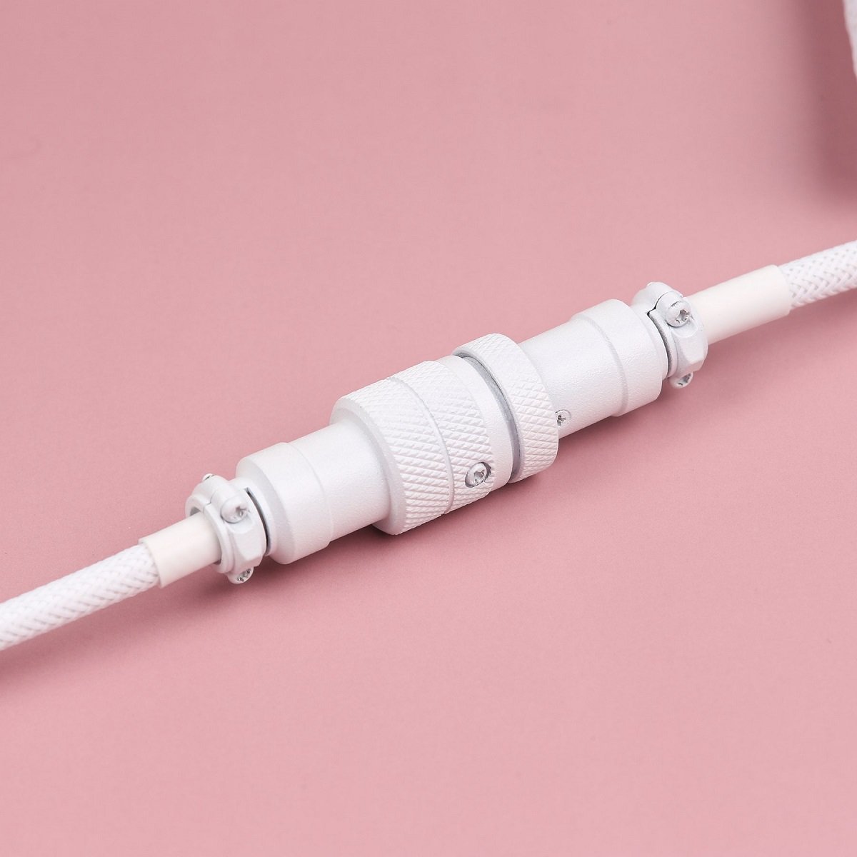 KBDfans White Custom Handmade USB-C Cable