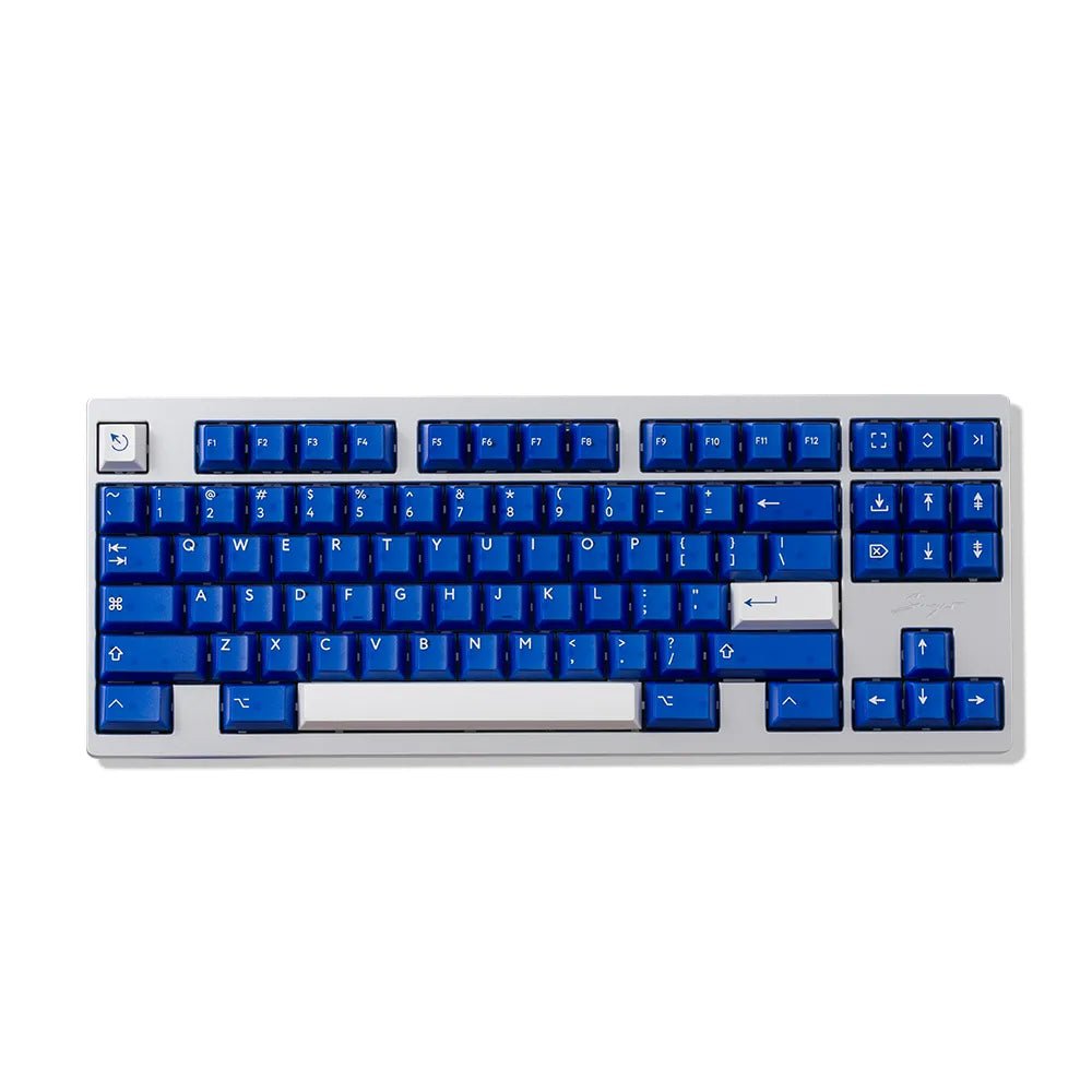 PBTfans Klein Blue R2 Keycap Set Doubleshot ABS