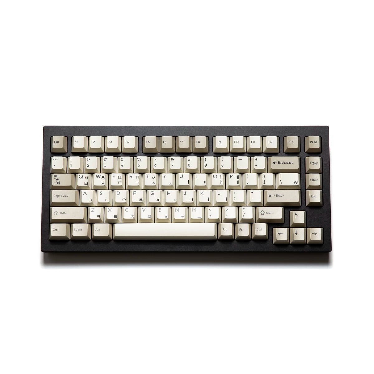 PBTfans Classic Hangul Keycap Set Doubleshot ABS