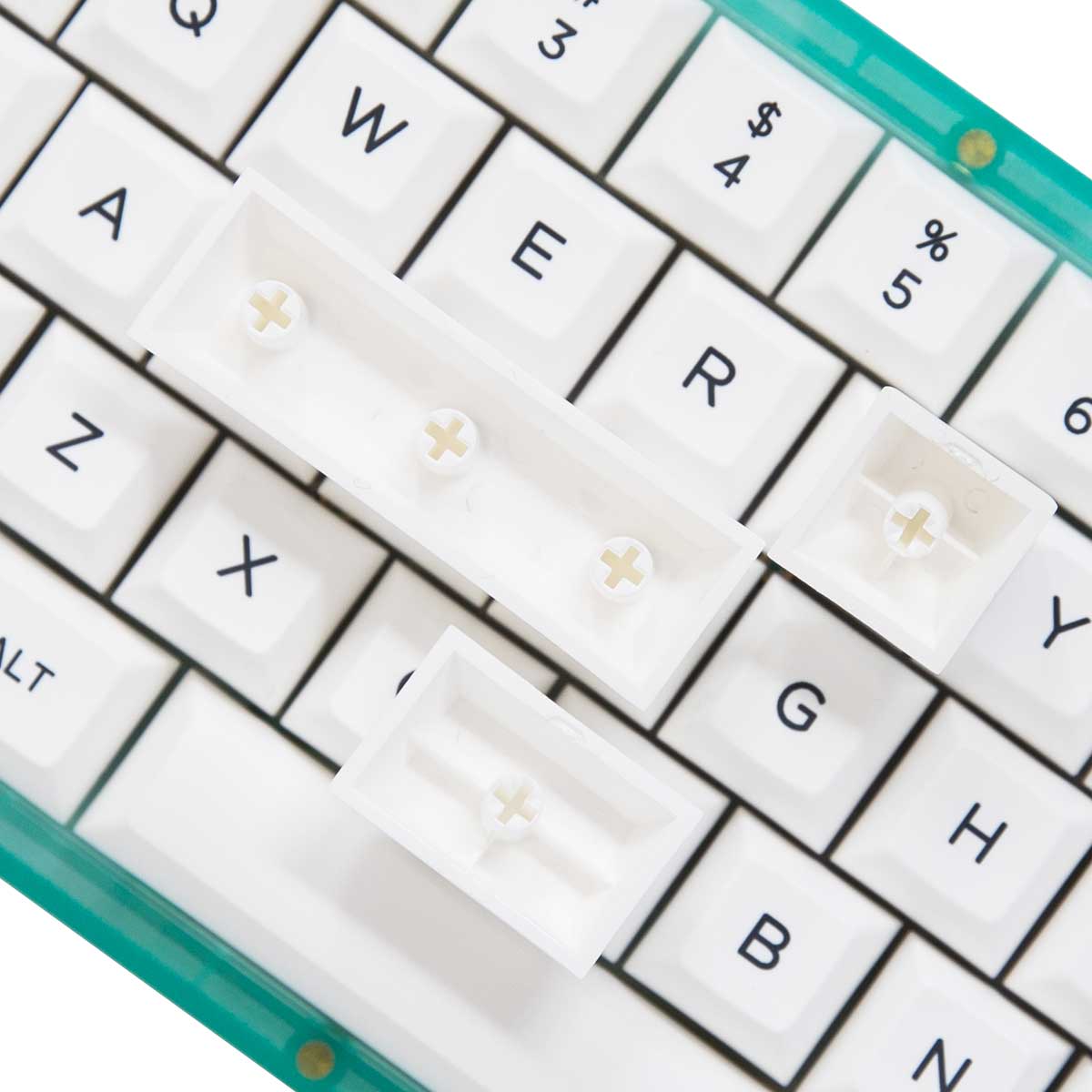 KAT BOW 226 White Keycap Set Dye-Sub PBT