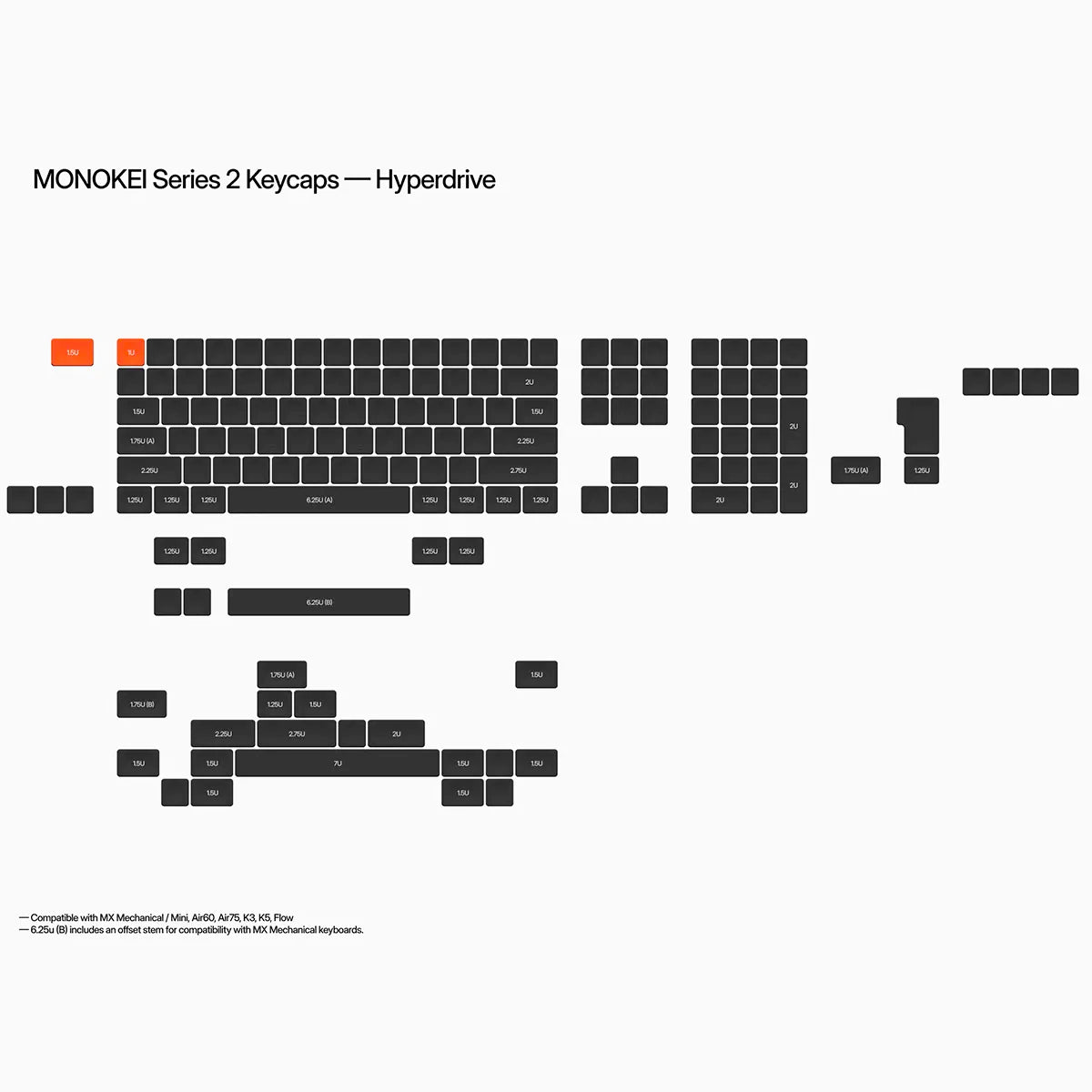 [Preorder] MONOKEI Series 2 Keycaps