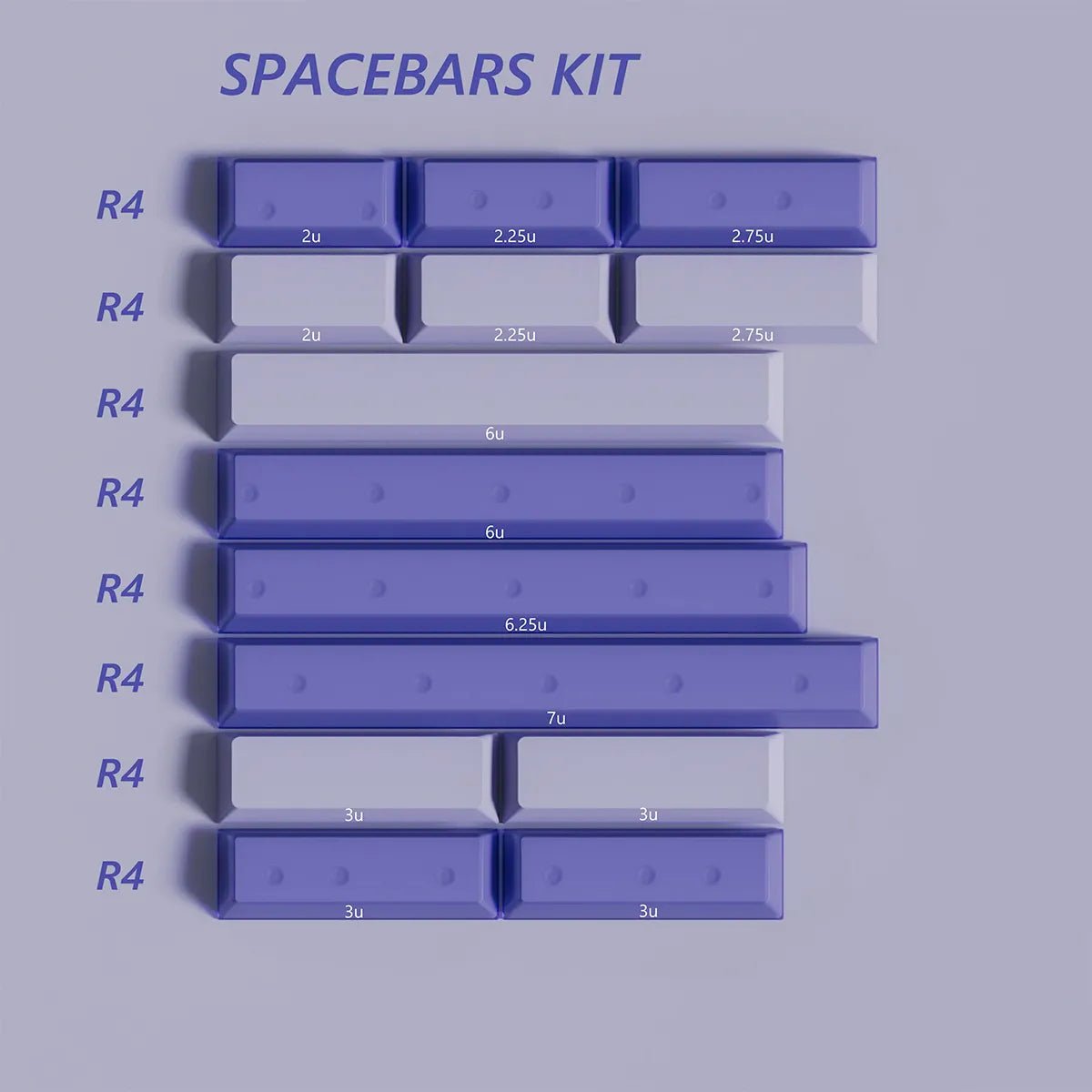 PBTfans Fairy Keycap Set Doubleshot ABS