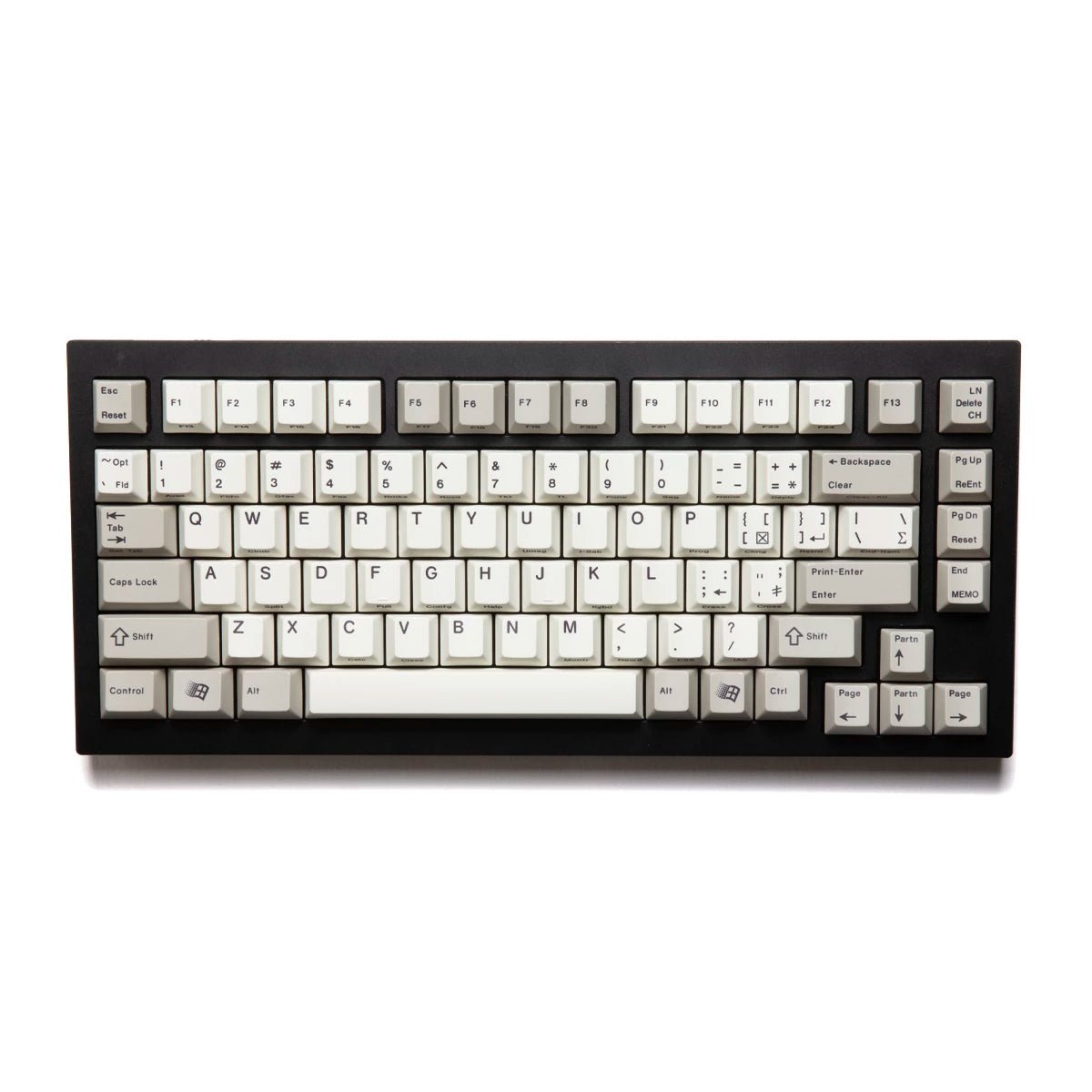 JC Studio Desko Black Keycap Set Dye-Sub PBT