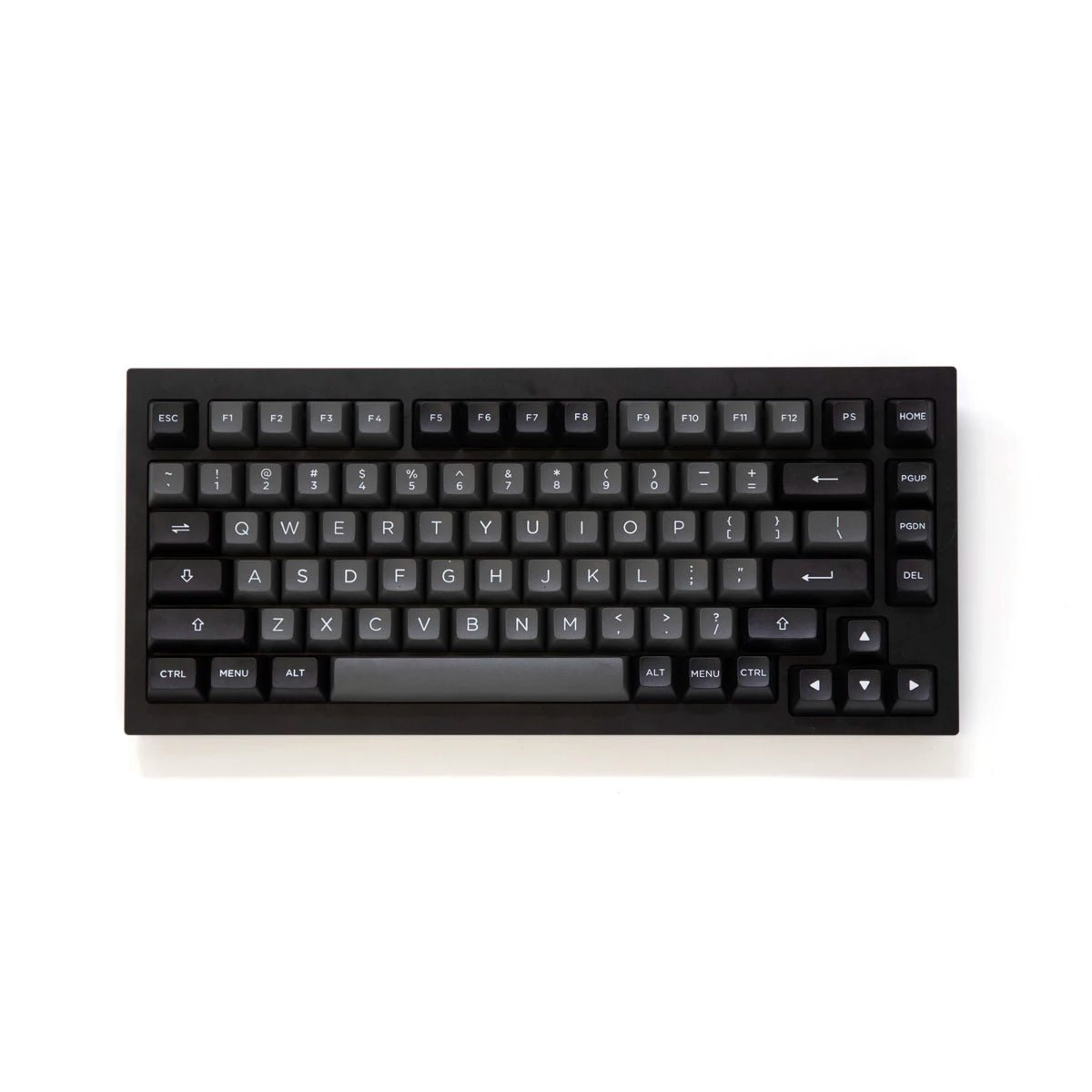 Akko Black & Silver Keycap Set Doubleshot PBT