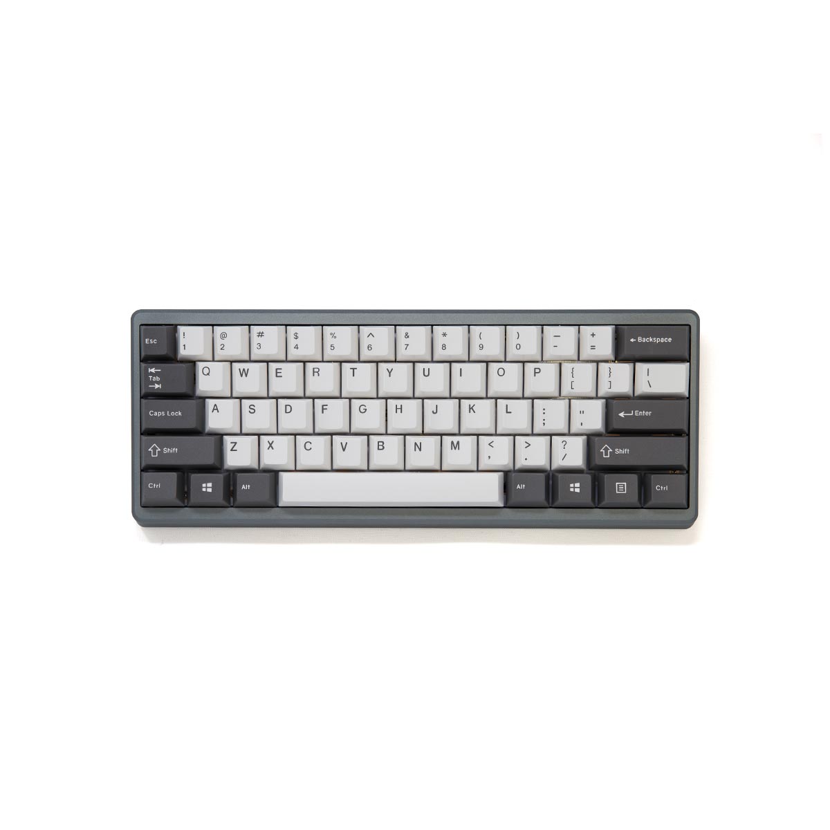 EnjoyPBT Charcoal Keycap Set Doubleshot ABS