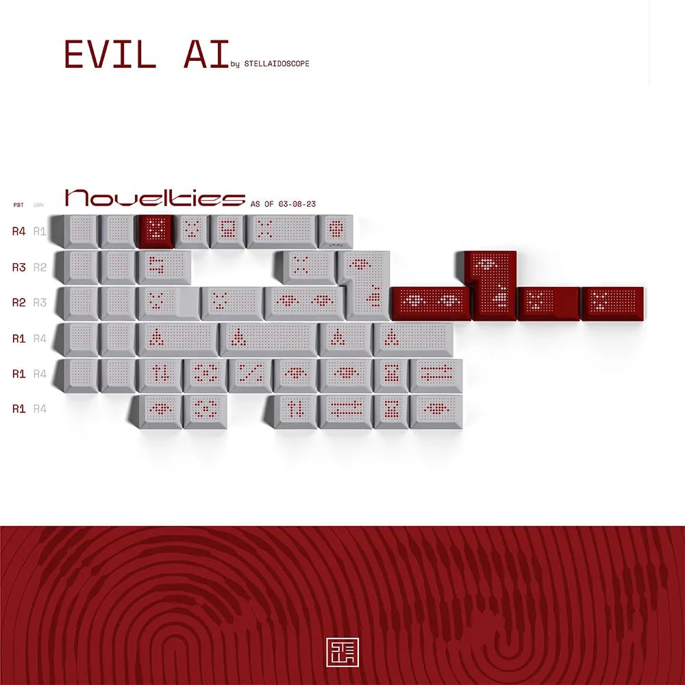 MW Evil AI Keycap Set Dye-Sub PBT