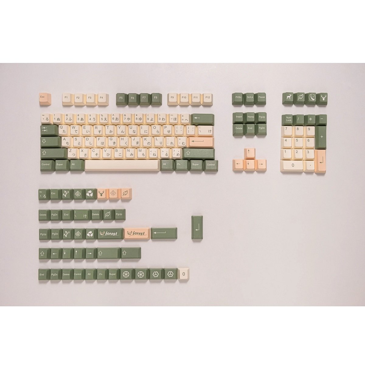 Momoka Forest of the Elves Keycap Set Dye-Sub PBT