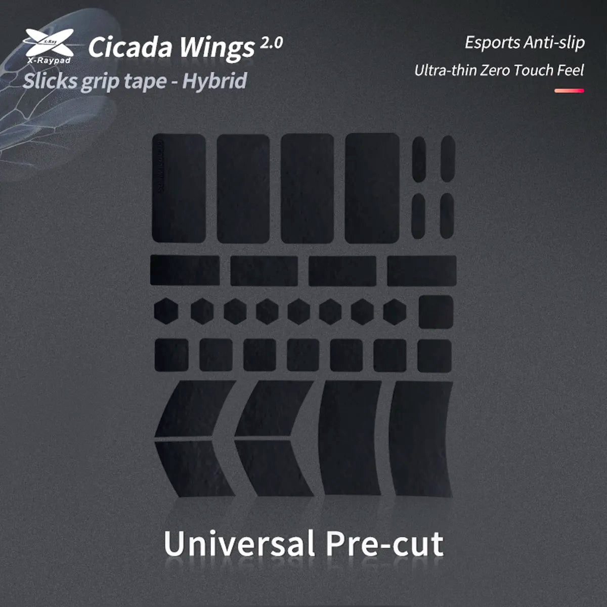 X-raypads Cicada Wings 2.0 Universal Grip Tape