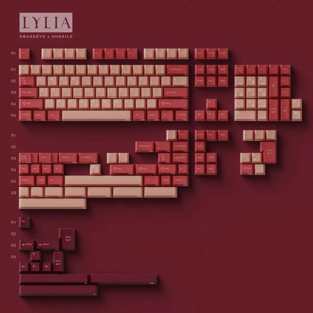 Swagkeys Lylia Keycaps