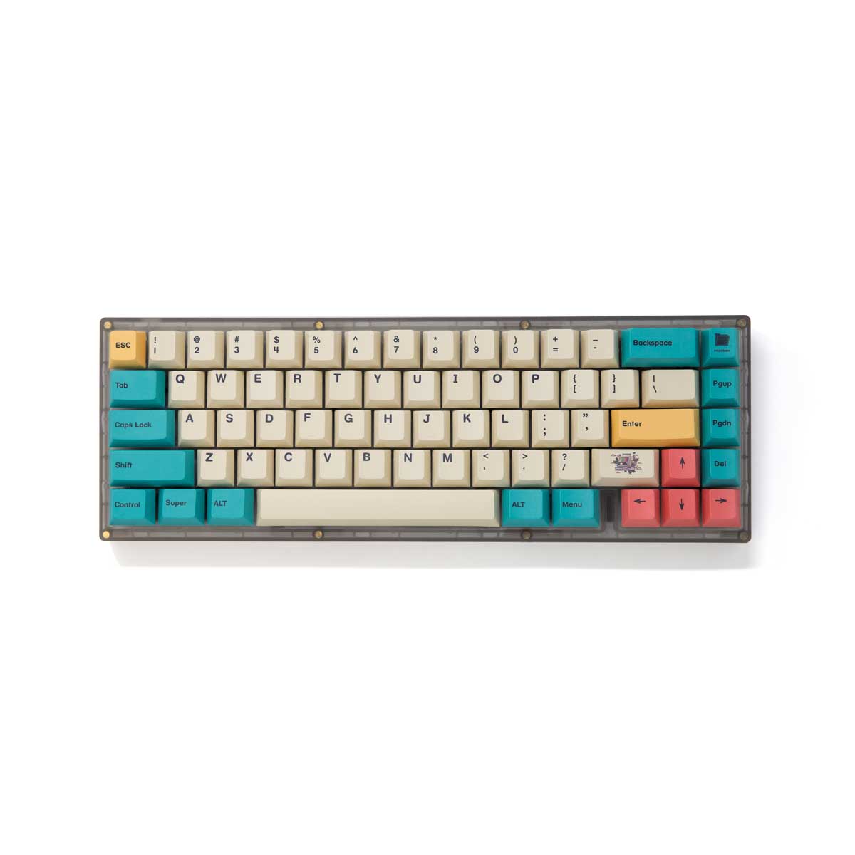 Retro 80s Keycap Set Dye-Sub PBT