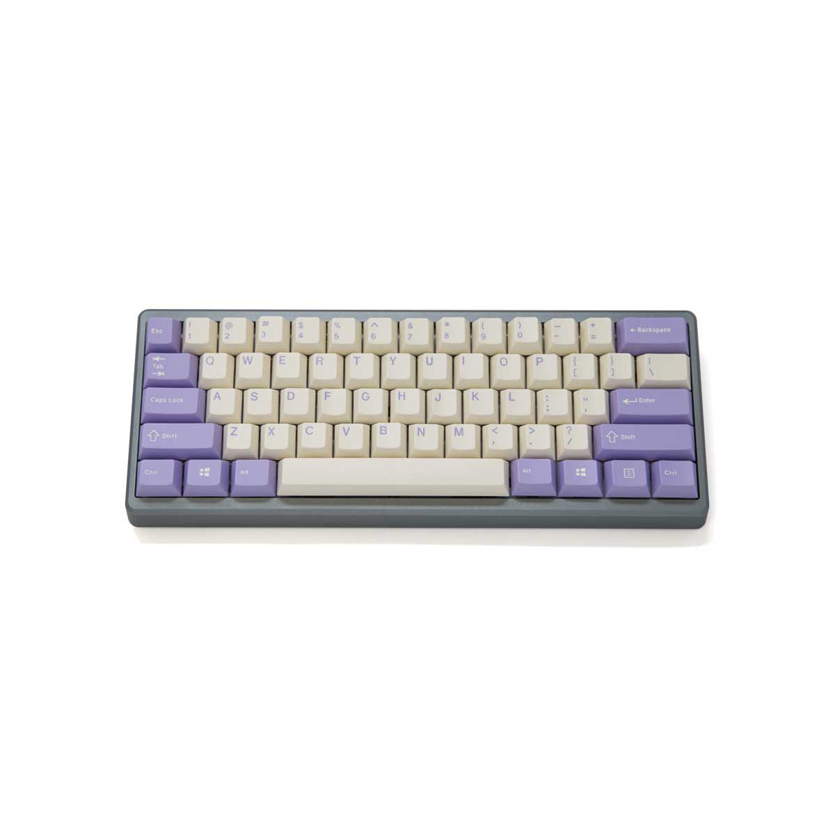 EnjoyPBT Milky Purple Keycap Set Doubleshot ABS