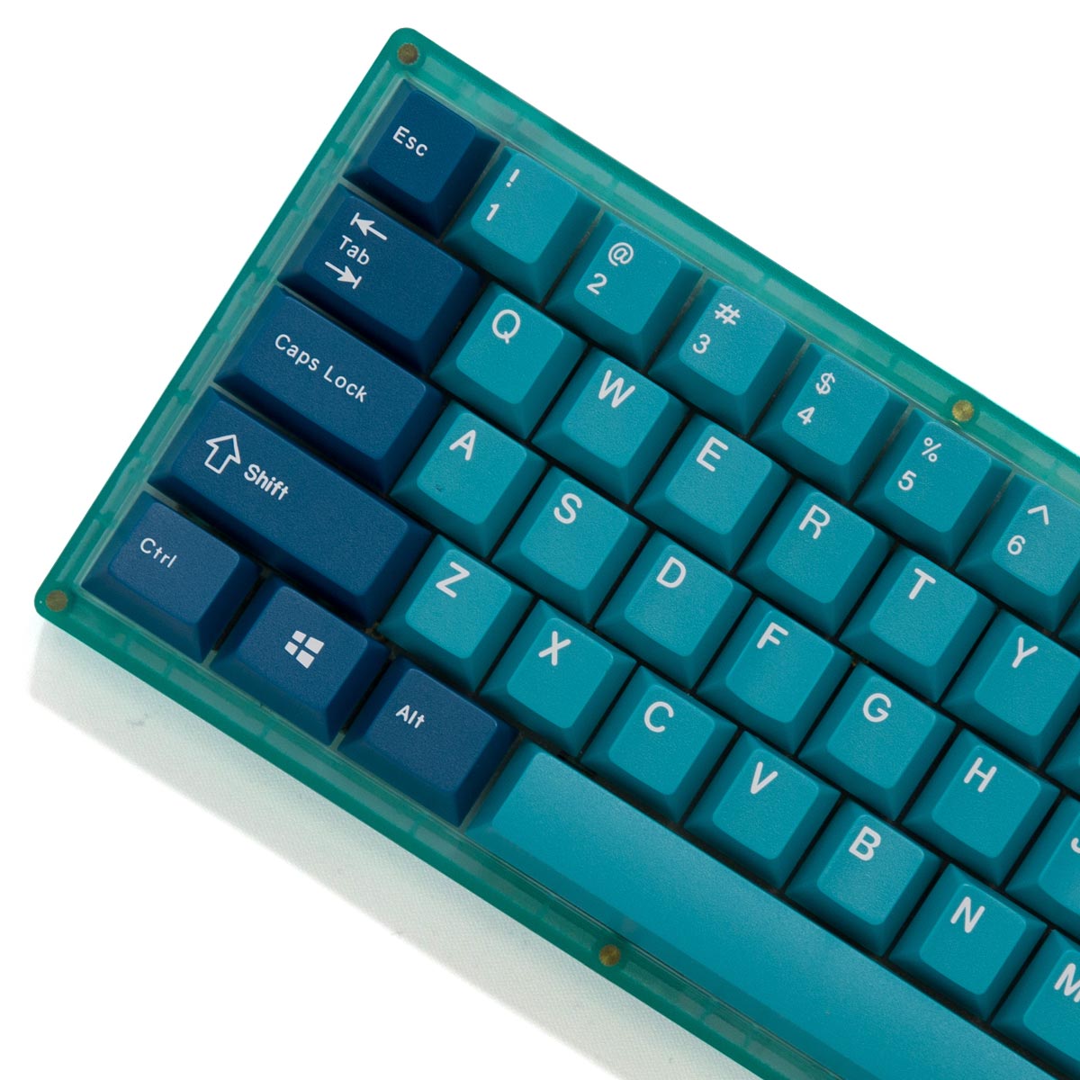 EnjoyPBT Aquamarine Keycap Set Doubleshot ABS