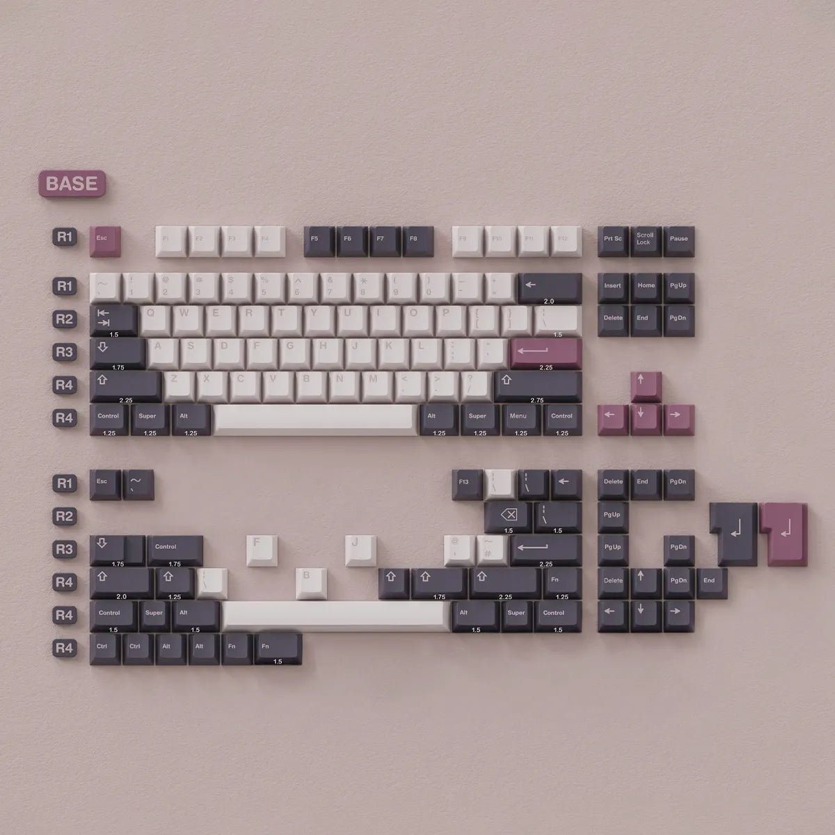 EnjoyPBT Doll Keycap Set Doubleshot PBT