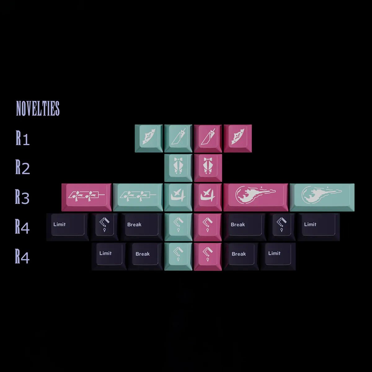 Keykobo Buff Bride Keycap Set