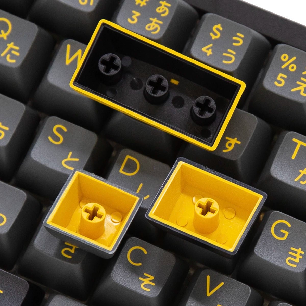 Akko Black & Gold Keycap Set Doubleshot PBT