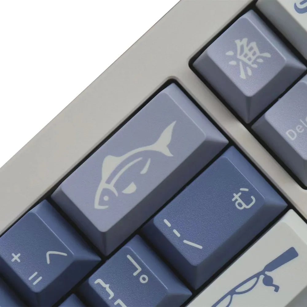 JTK Fishing Keycap Set Tripleshot ABS