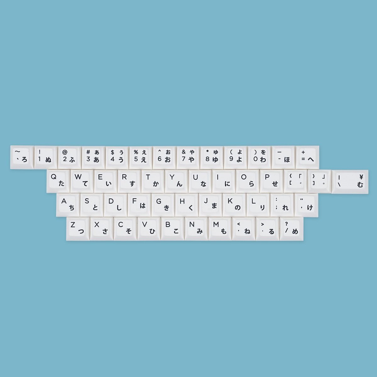 KAT BOW 226 White Keycap Set Dye-Sub PBT