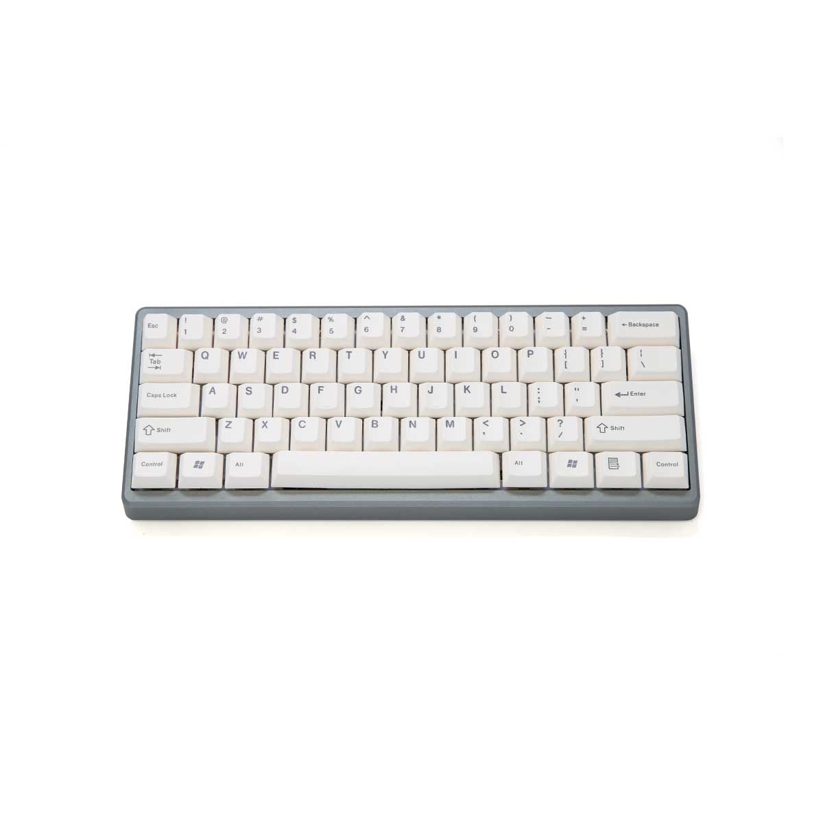 EnjoyPBT Grey on White Keycap Set Dye-Sub PBT