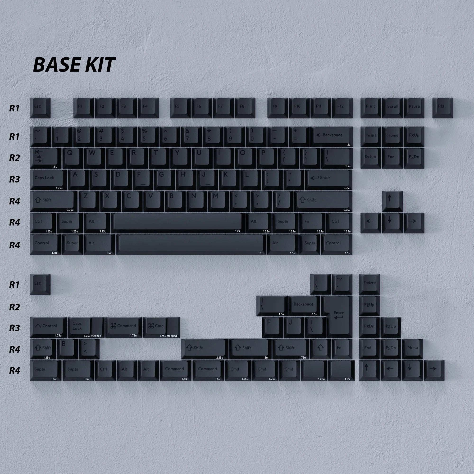 PBTfans BOG Keycap Set Doubleshot PBT