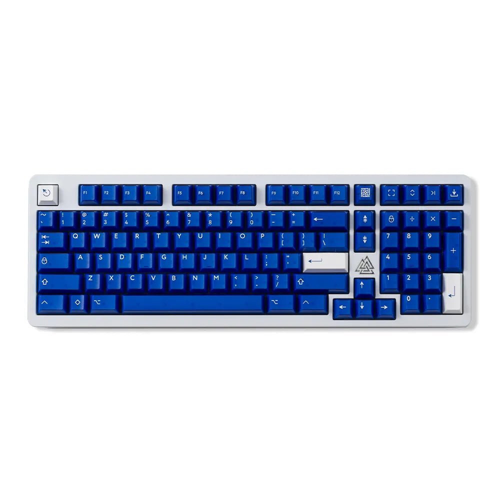 PBTfans Klein Blue R2 Keycap Set Doubleshot ABS