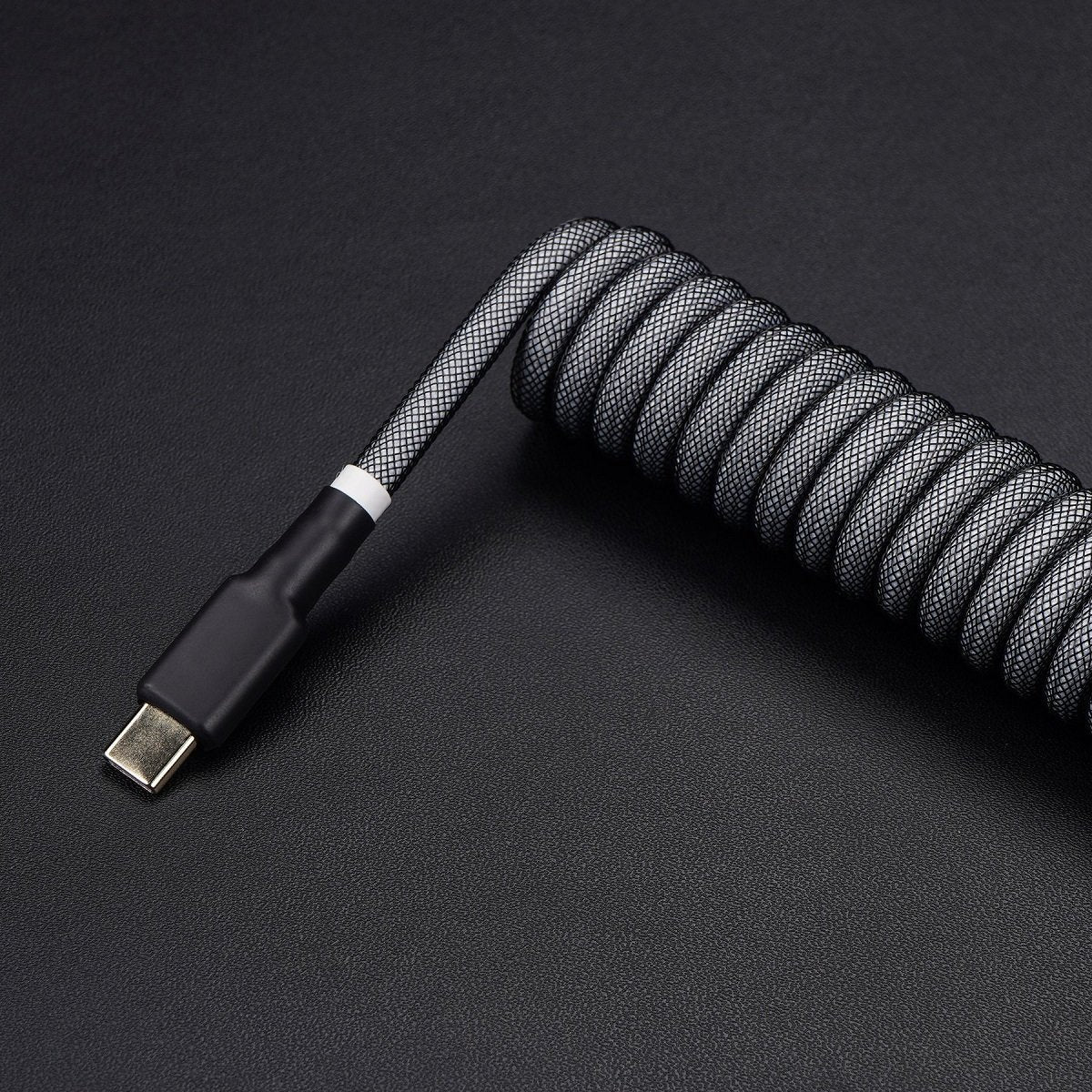 KBDfans Black Grey Handmade USB-C Cable