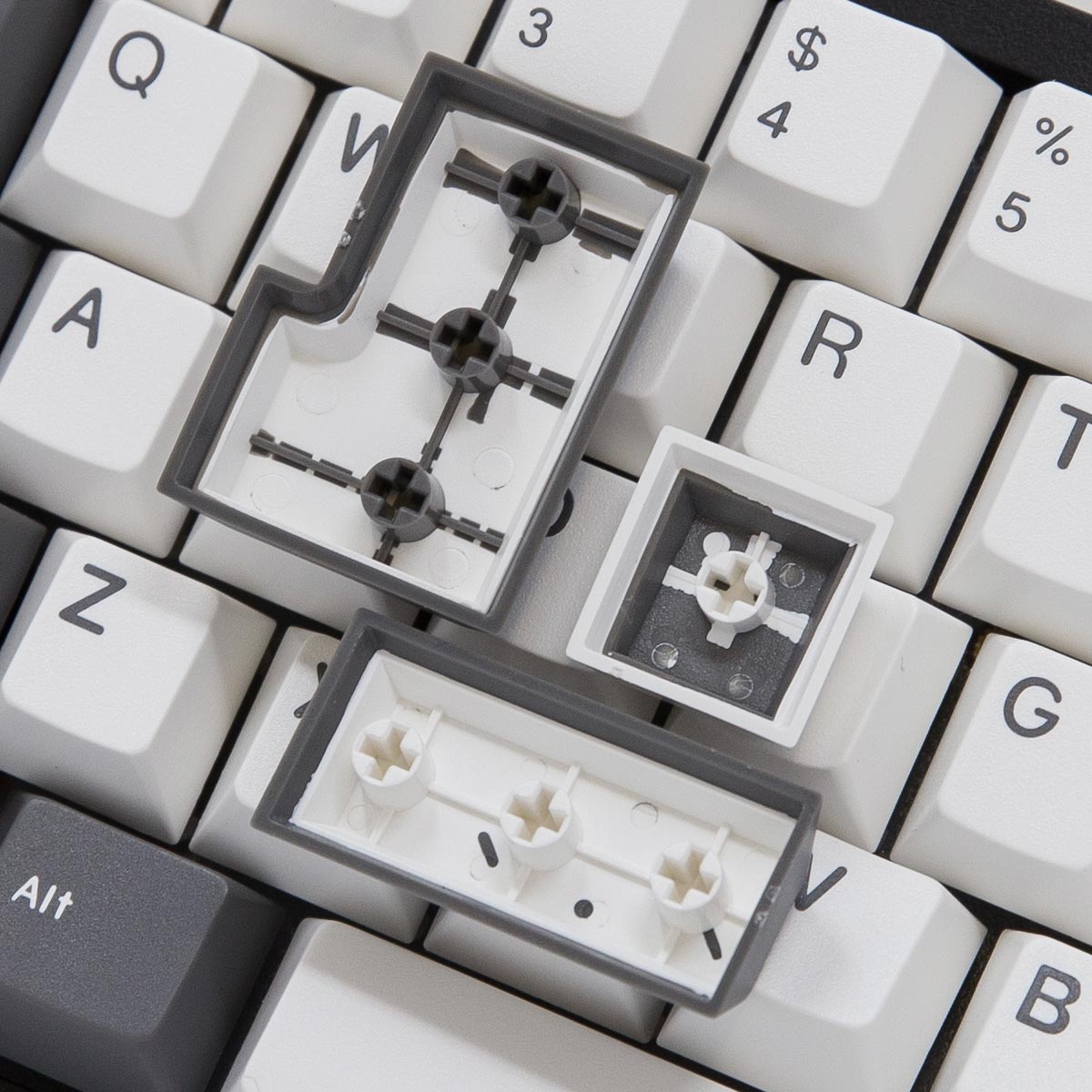 EnjoyPBT Charcoal Keycap Set Doubleshot ABS