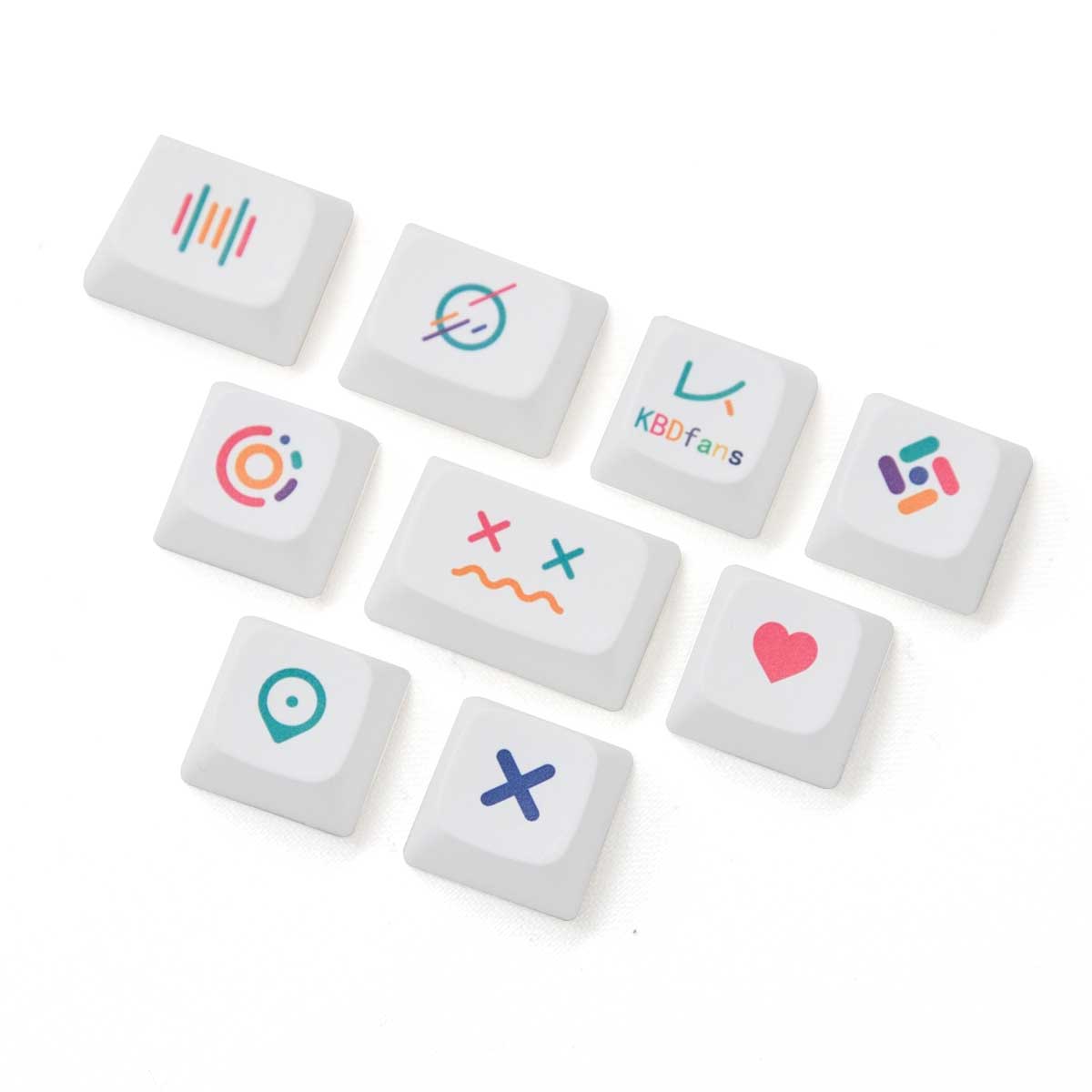 NP PBT Crayon Keycap Set Dye-Sub PBT