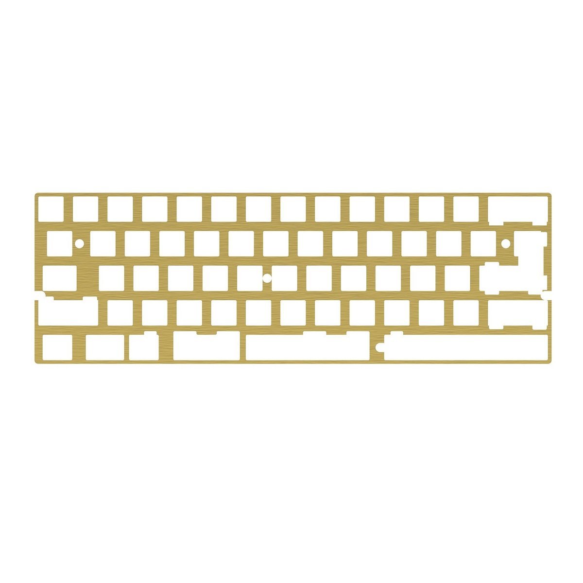 KBDfans DZ60 CNC 60% Plate Aluminum/Brass