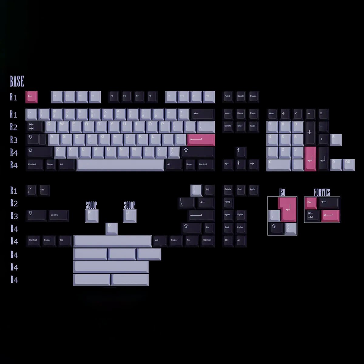 Keykobo Buff Bride Keycap Set