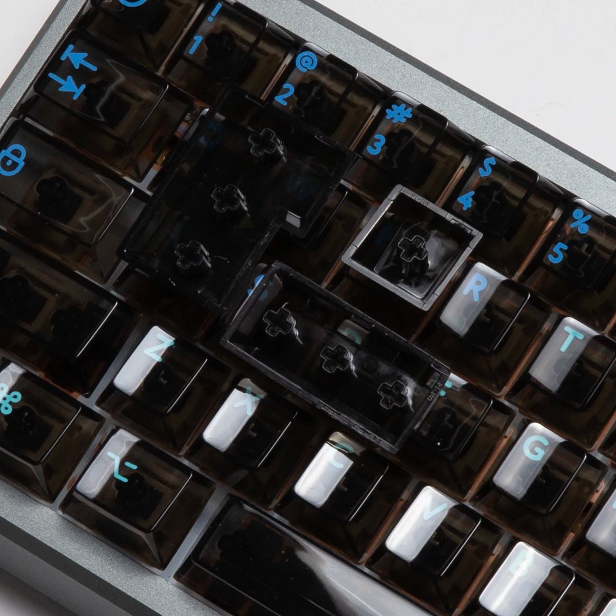 KBDfans Clear Aurora Keycaps UV Polycarbonate B-Stock