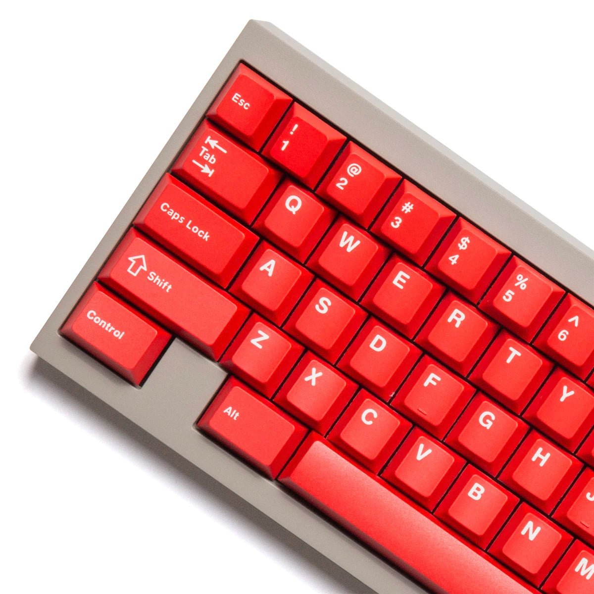 Wuque WS Basic Red Keycap Set Doubleshot PBT