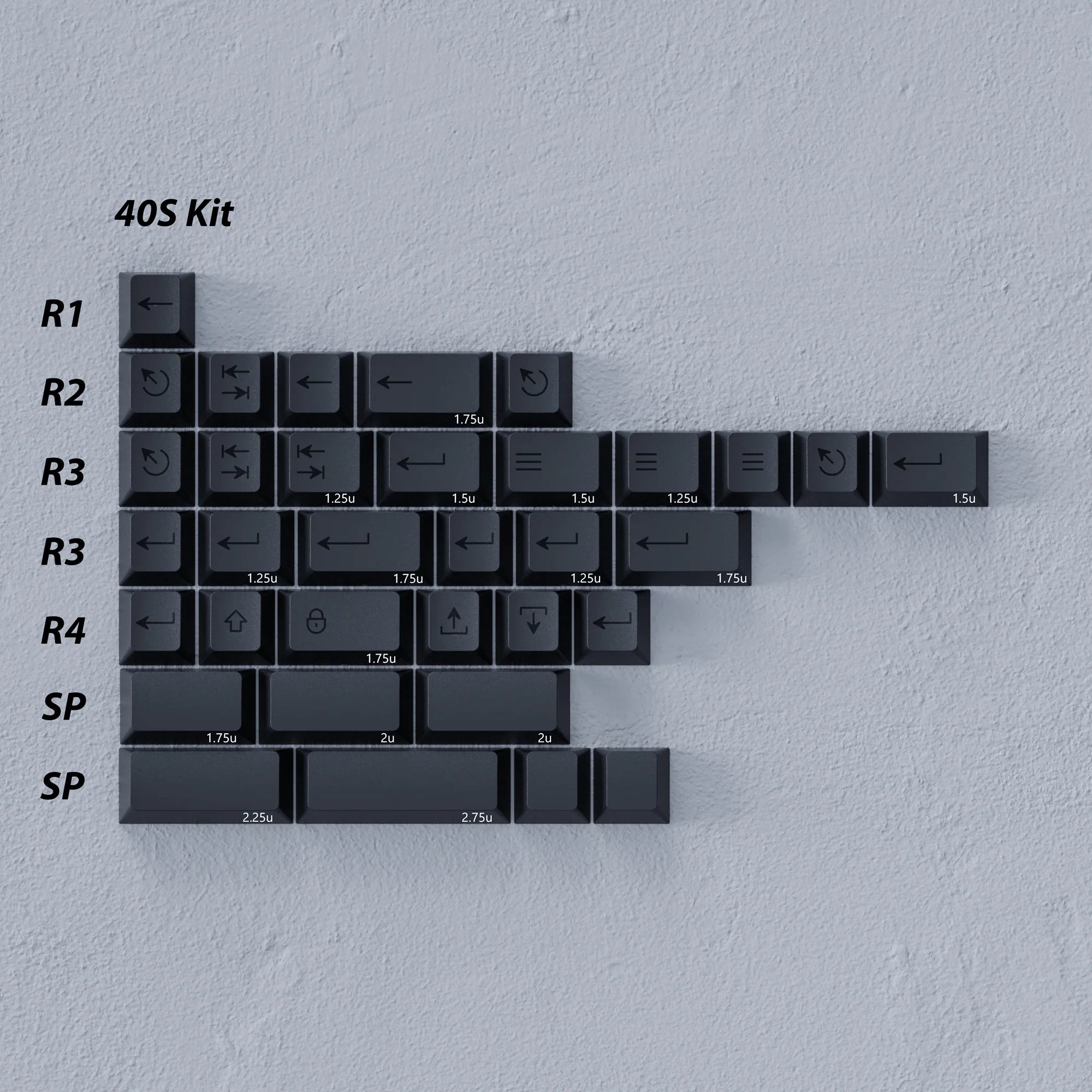 PBTfans BOG Keycap Set Doubleshot PBT