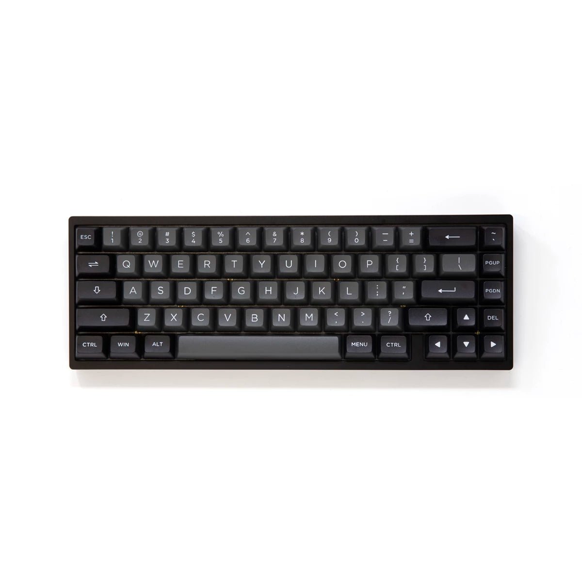 Akko Black & Silver Keycap Set Doubleshot PBT